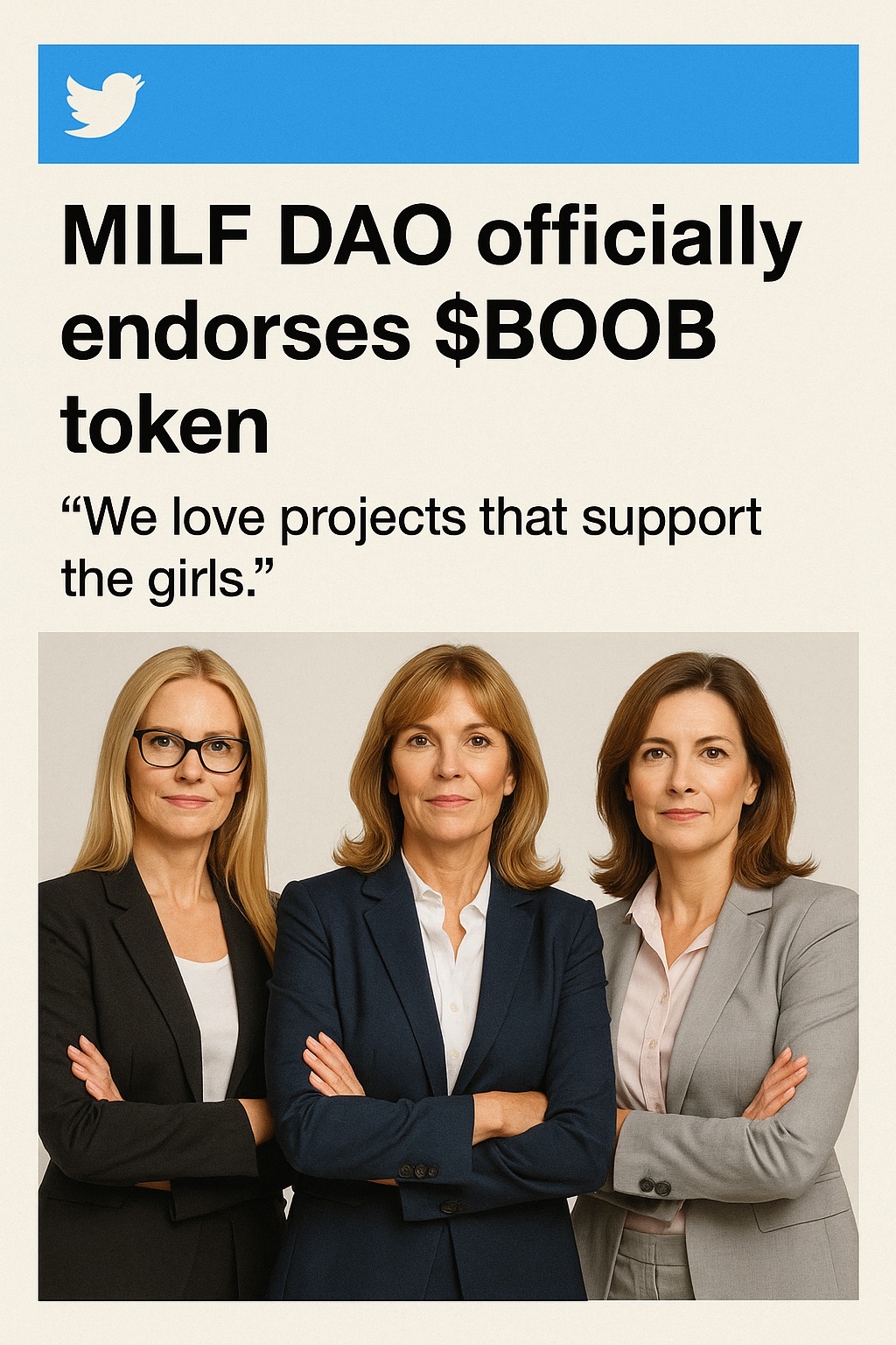 Official endorsement secured